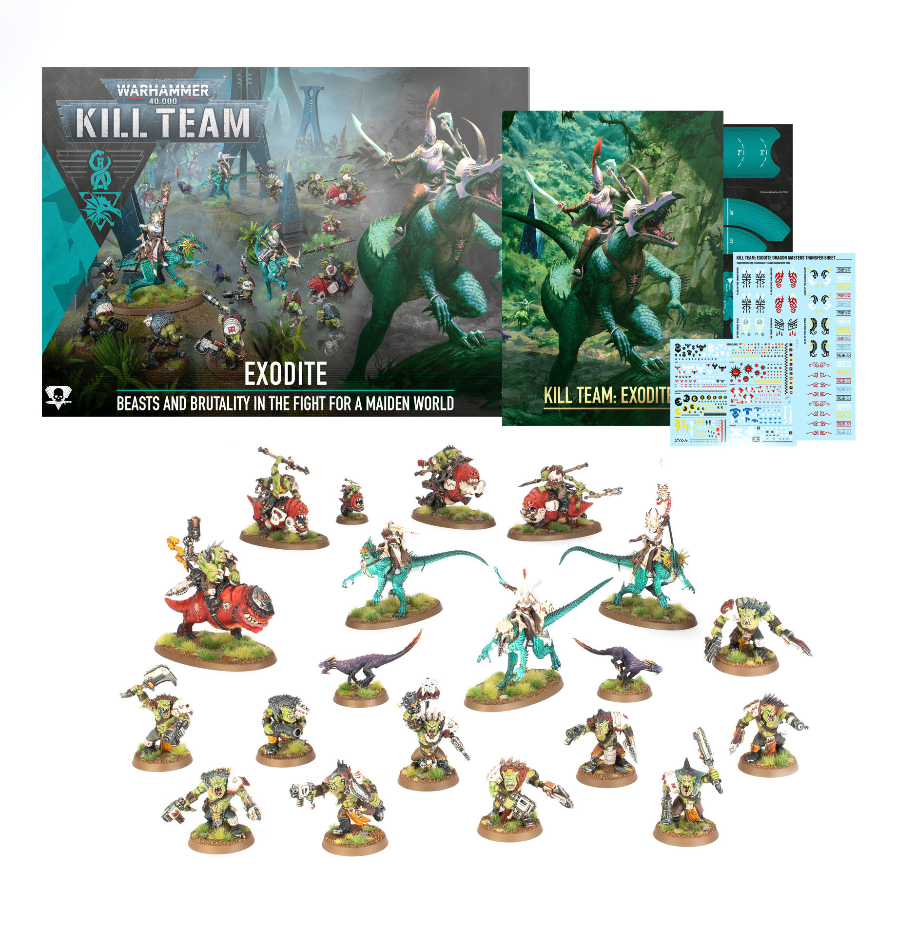 exodite box and painted miniatures