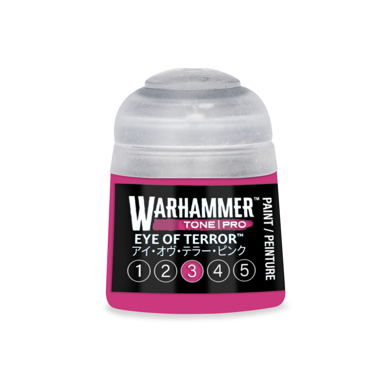 pot of bright magenta paint
