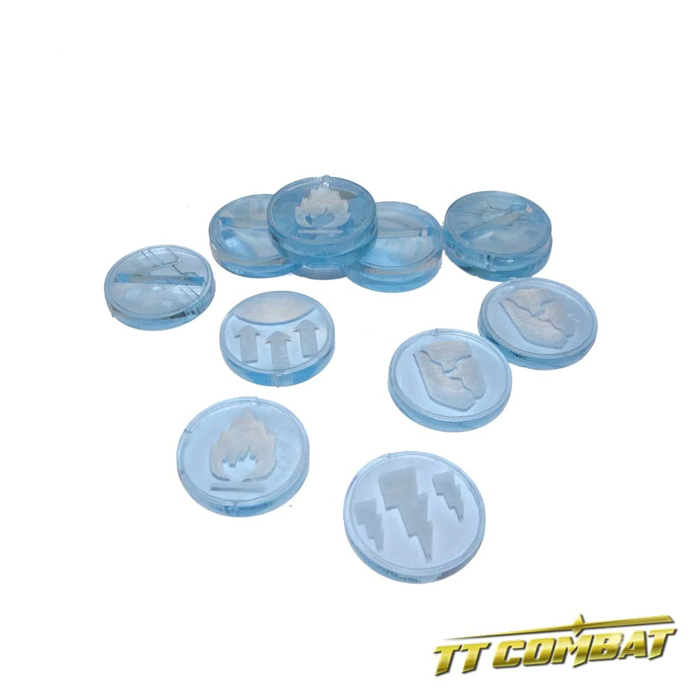 blue tokens