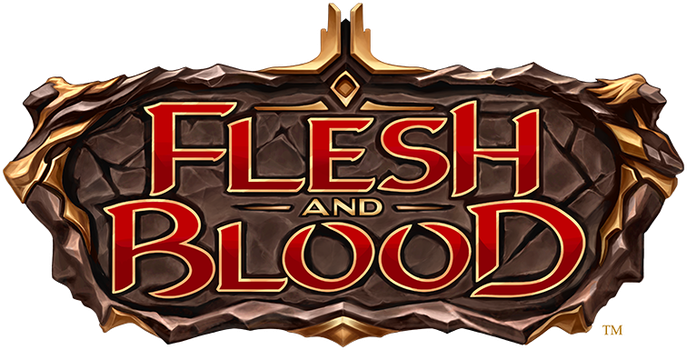 flesh and blood logo with white outline