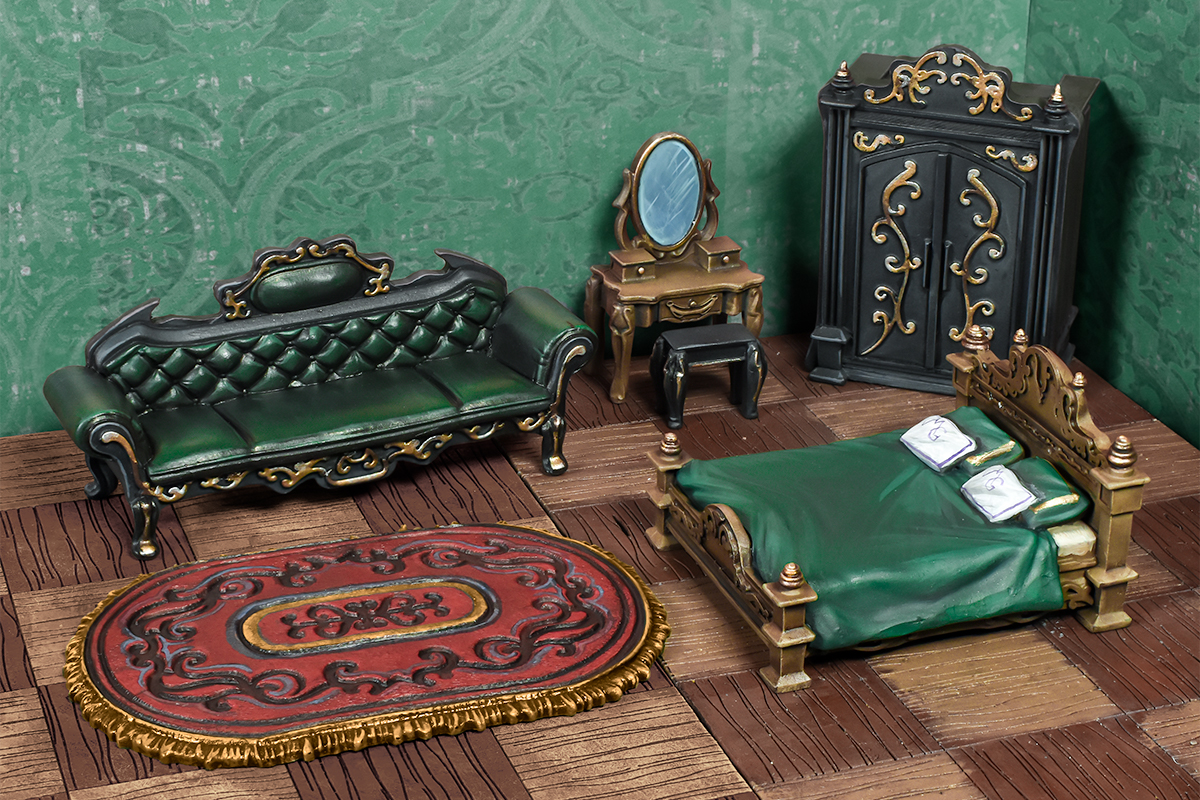 gothic manor painted accessories