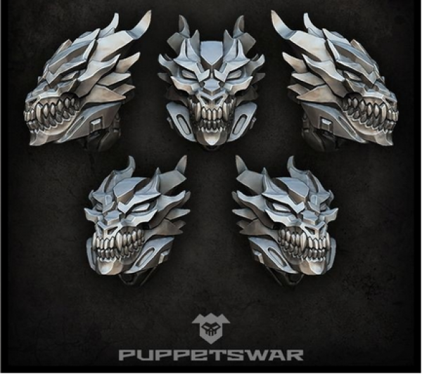 five dragon heads