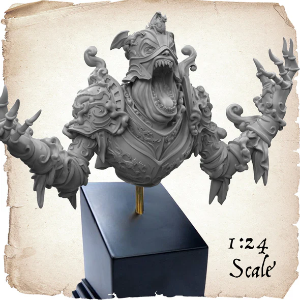 forgotten king bust render