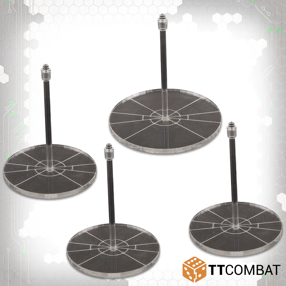 four assembled large bases