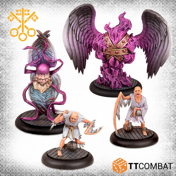 four painted angels