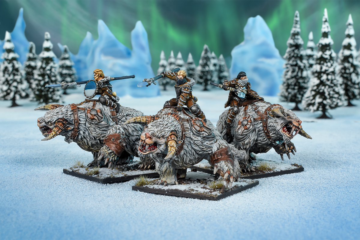 frost fang cavalry painted models