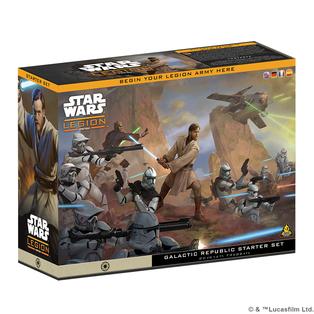 galactic republic starter set featuring obi wan