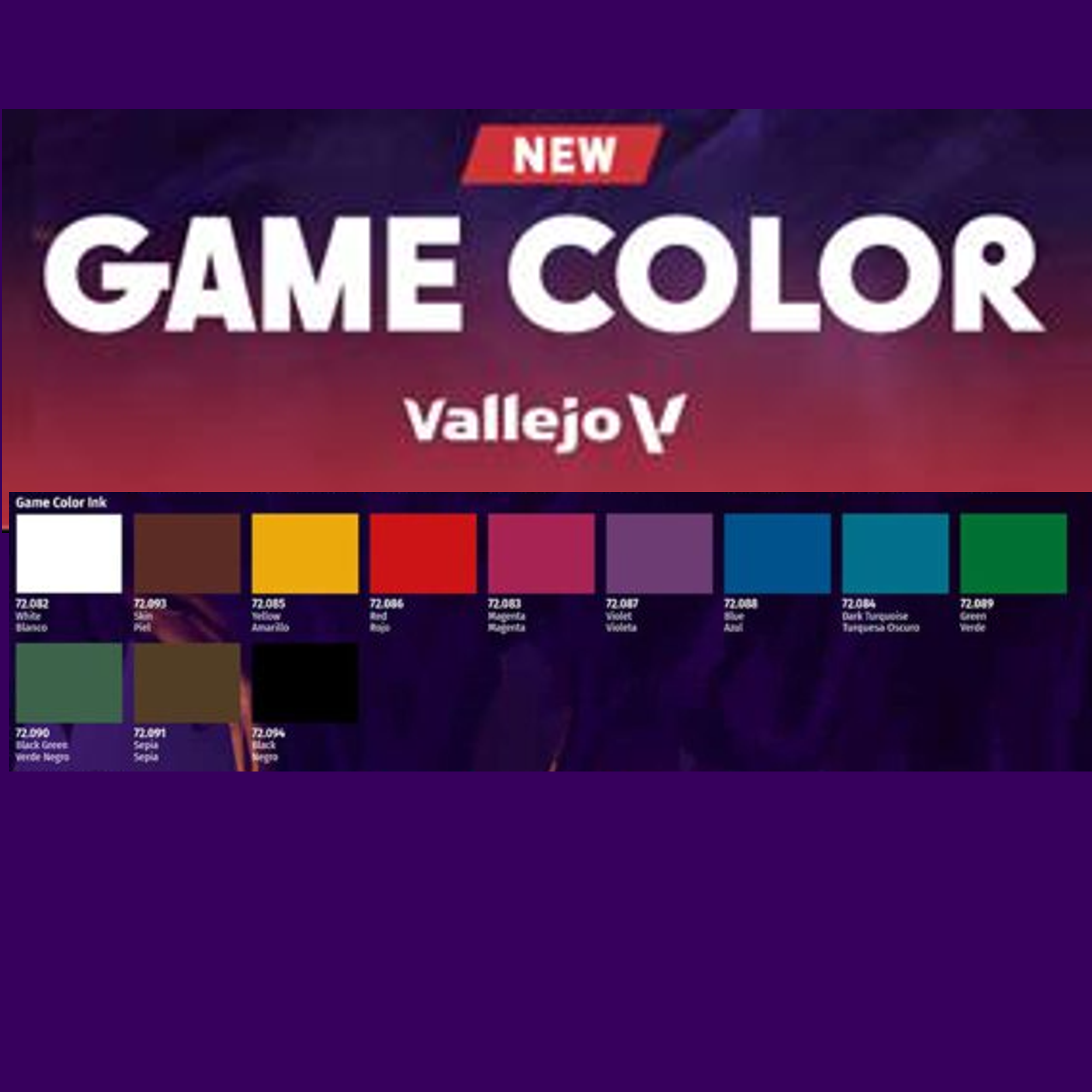 Vallejo Game Color 2023 Ink Set (12 Paints) Valhalla Hobby