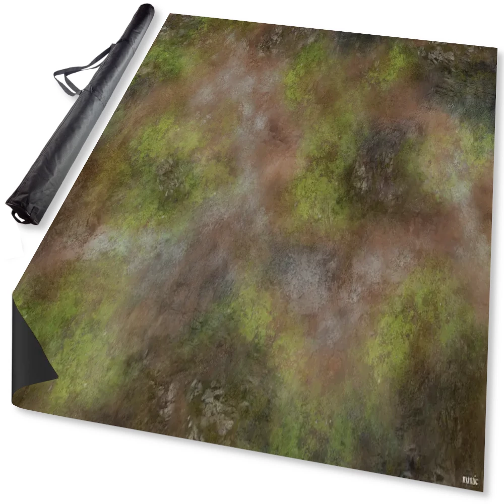 game mat with green and brown ground