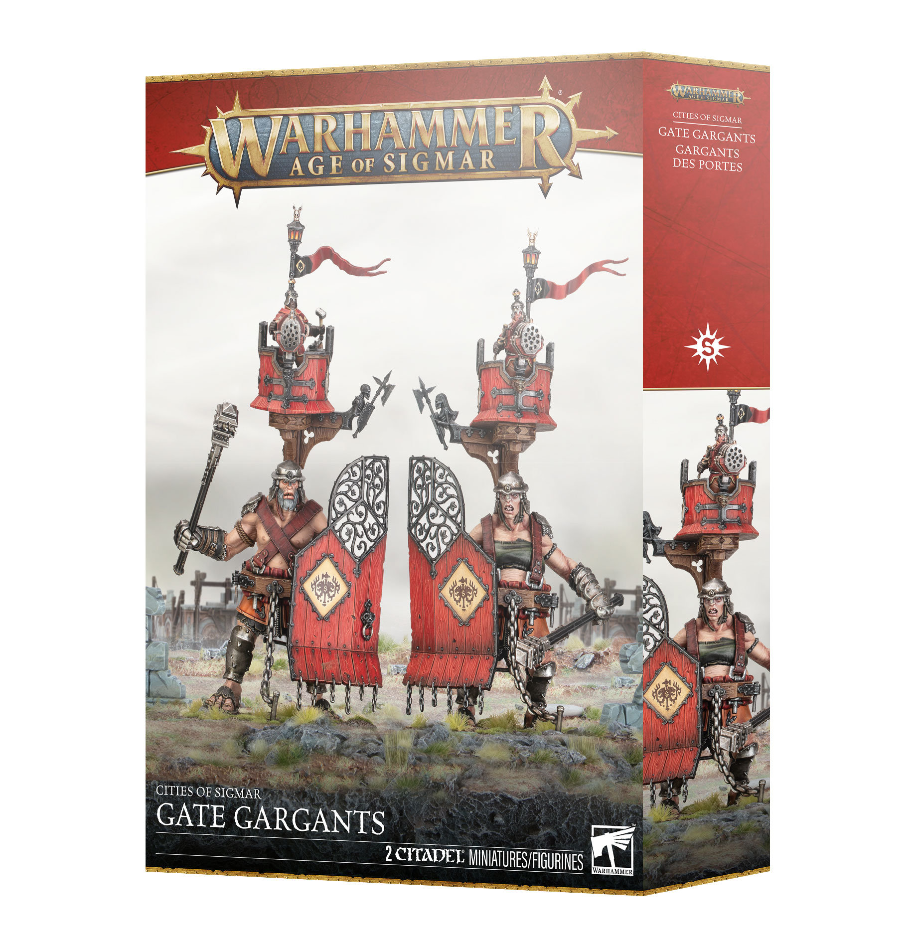 gate gargants front of box