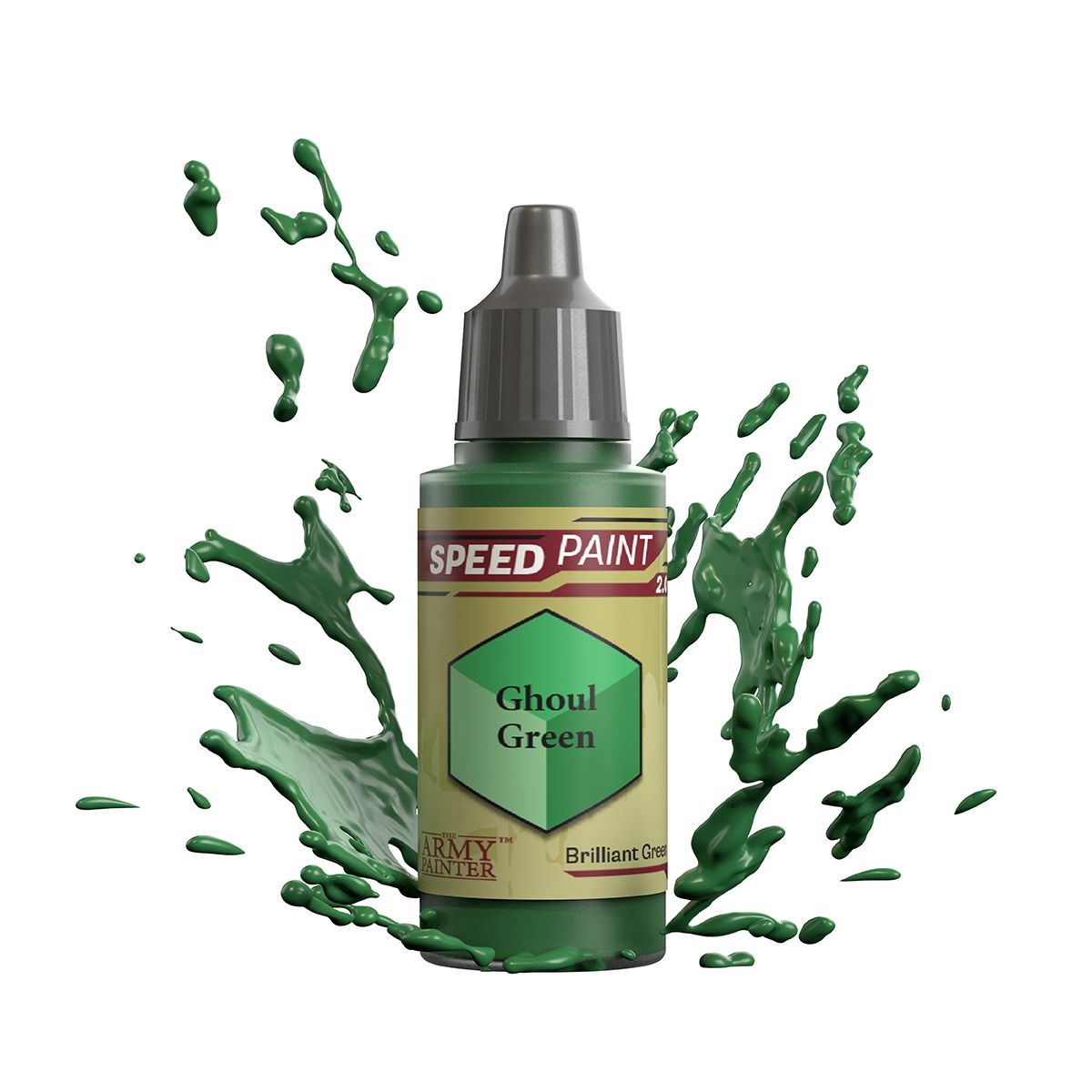 ghoul green paint bottle