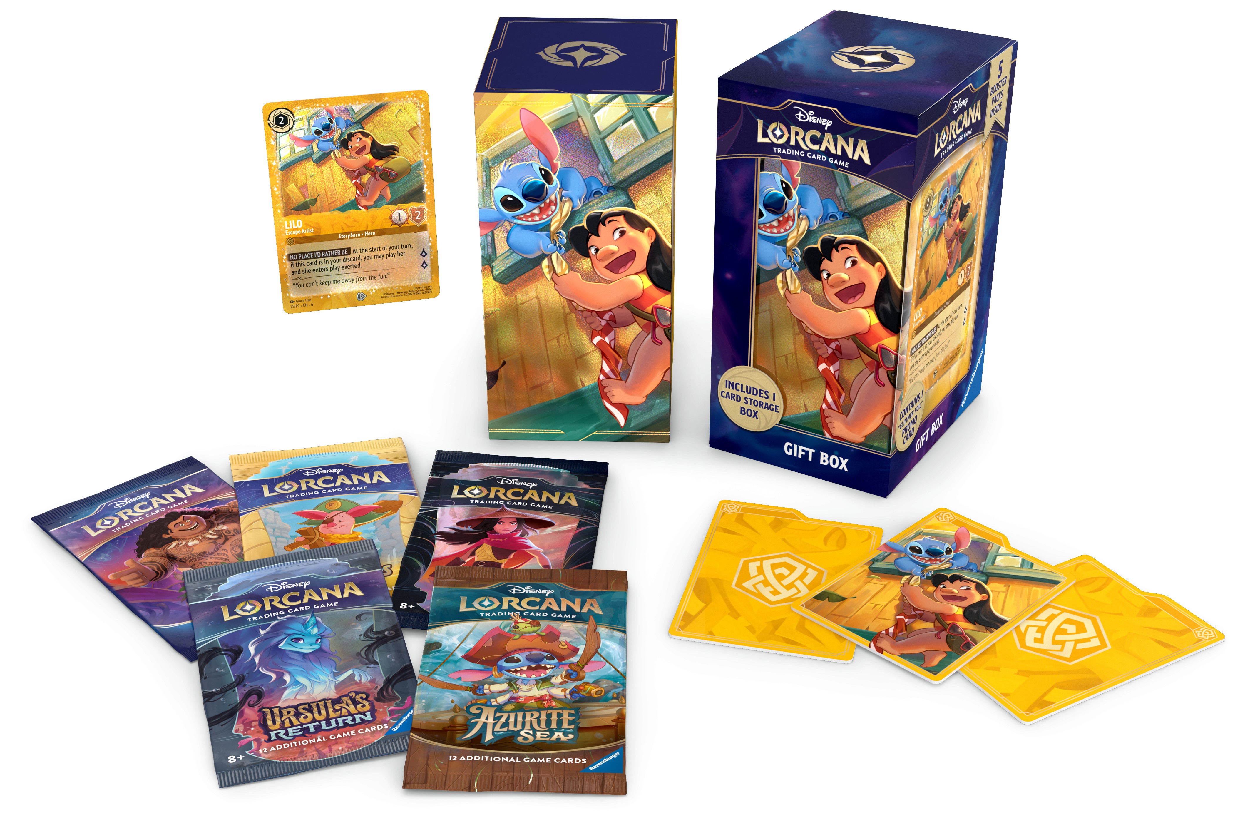 gift box with promo and four packs