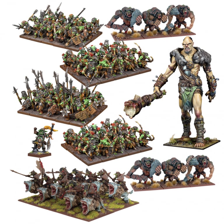 goblin mega army painted models
