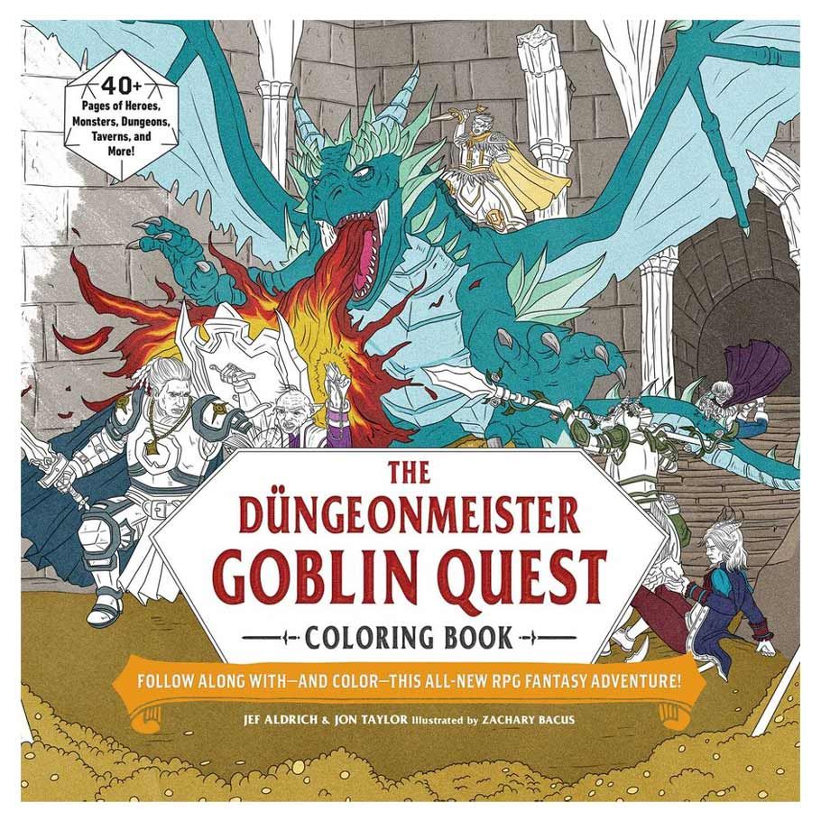 goblin quest coloring book cover