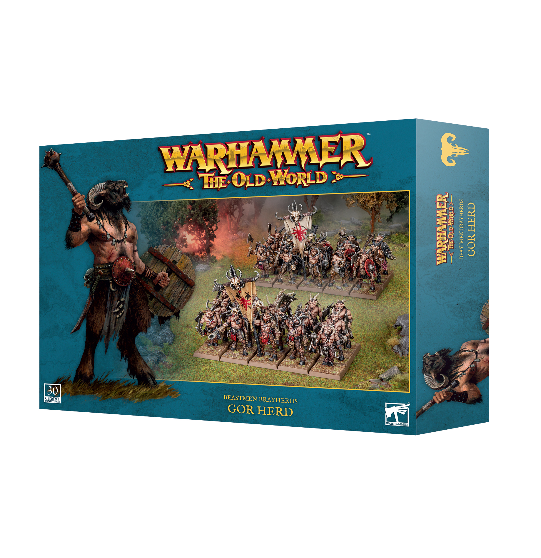 gor herd front of box