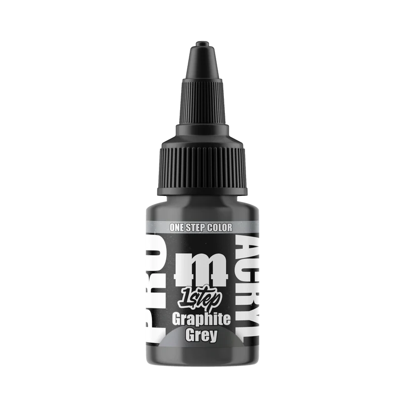 graphite grey paint bottle