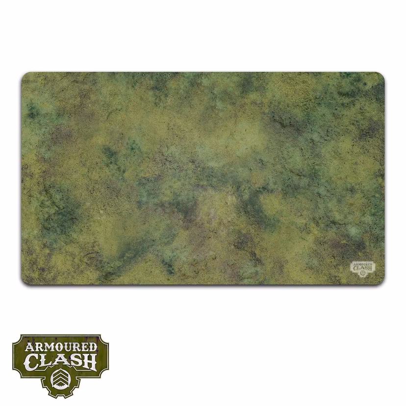 grassy pattern rectangular mat