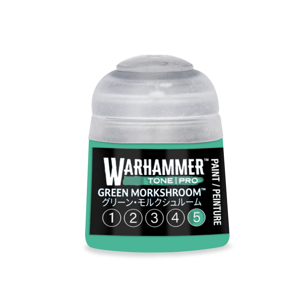 pot of turquoise paint