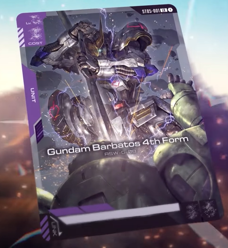gundam barbatos 4th form card art