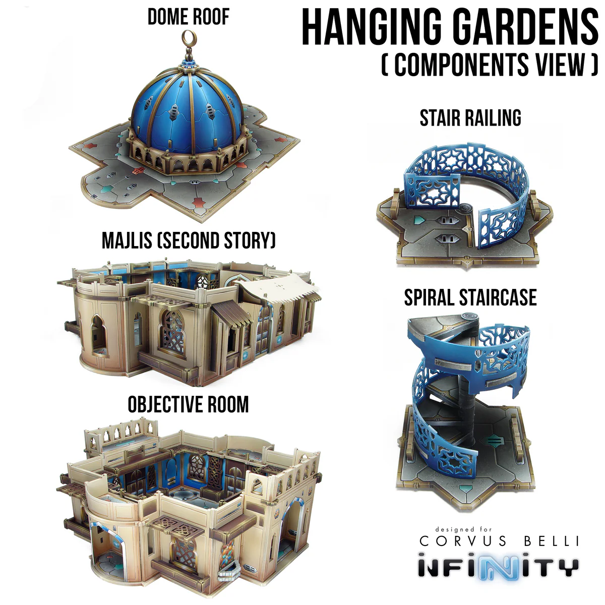 hanging gardens components view