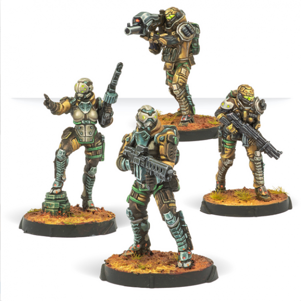 hassassin fire team painted models