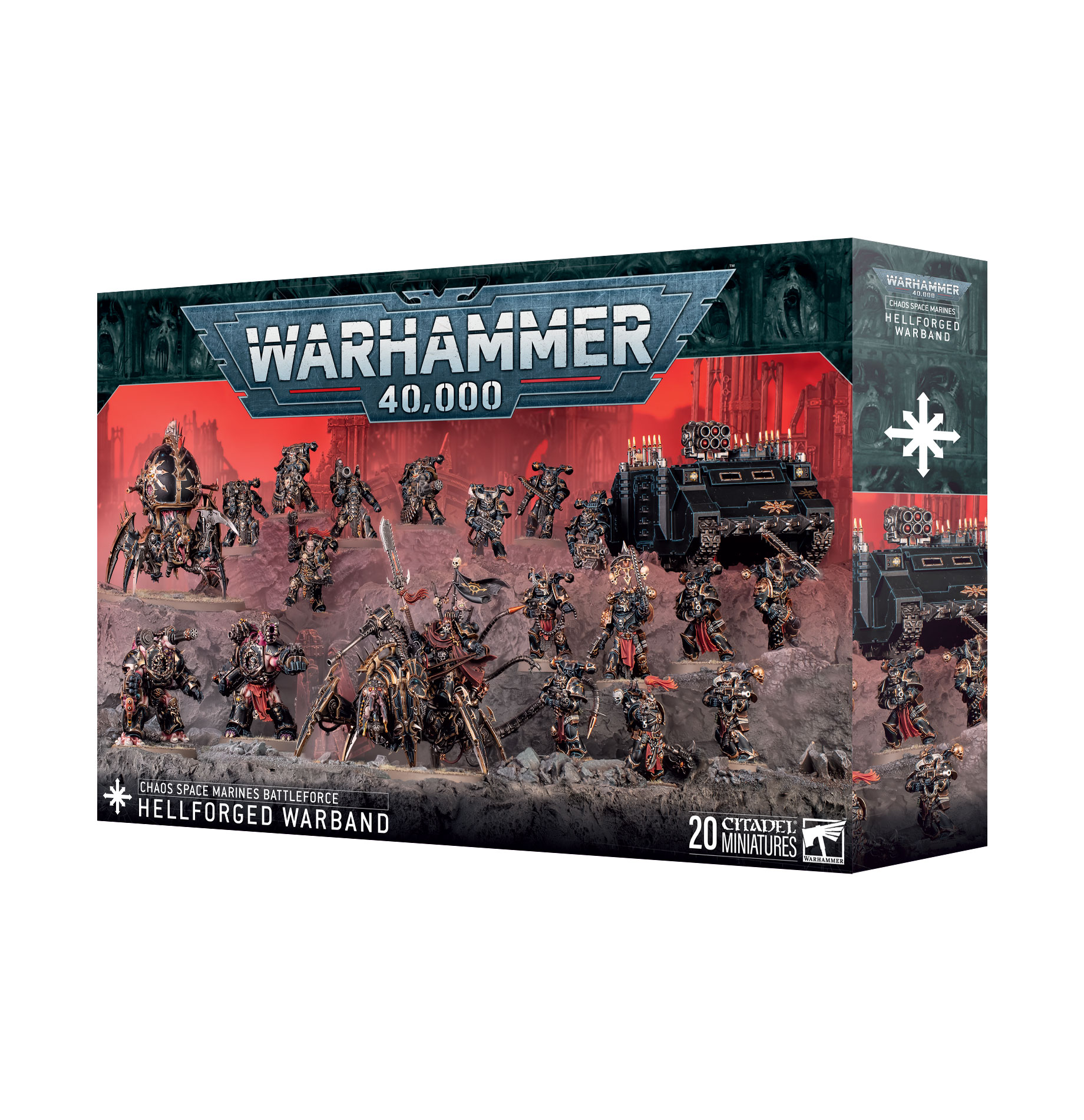 hell forged war band front of box