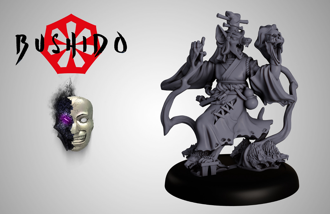 humanoid rat shaman model render