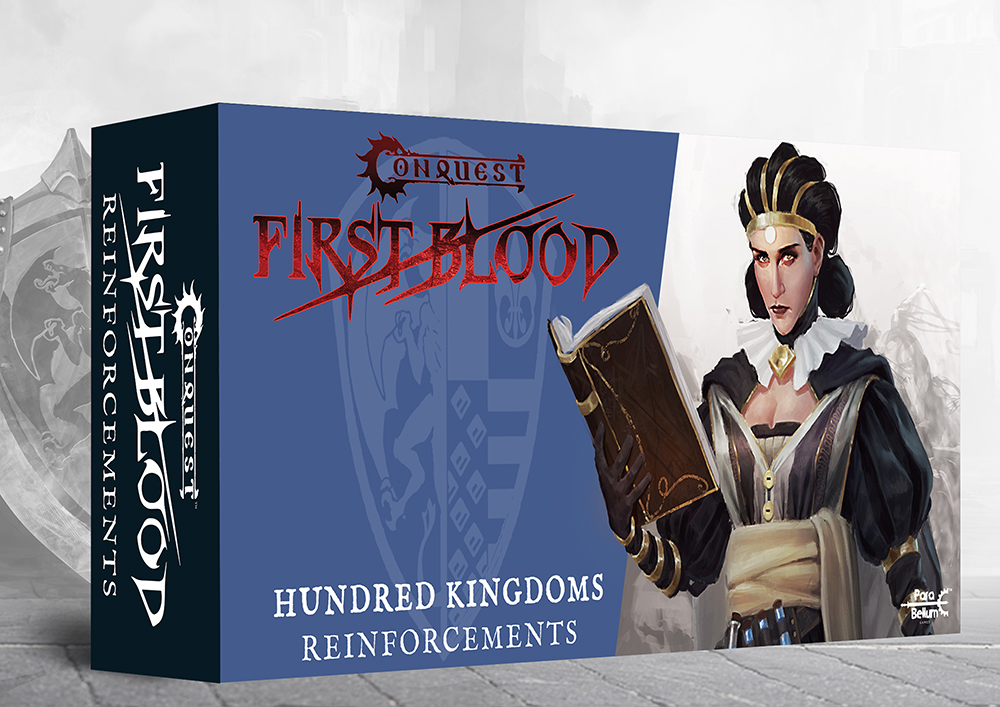 hundred kingdoms reinforcements box art of mage with grimoire