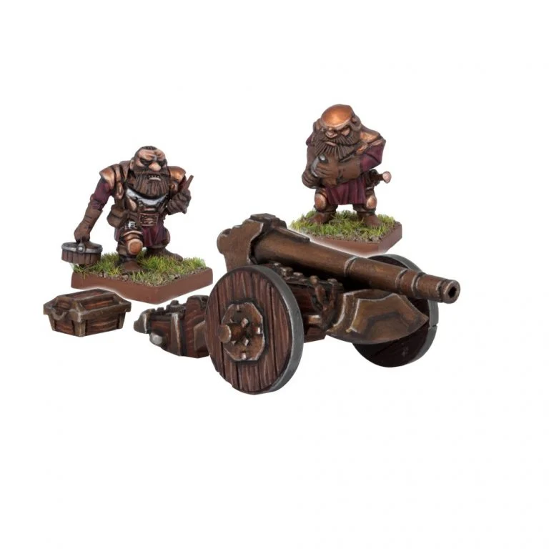 iron belcher cannon painted model