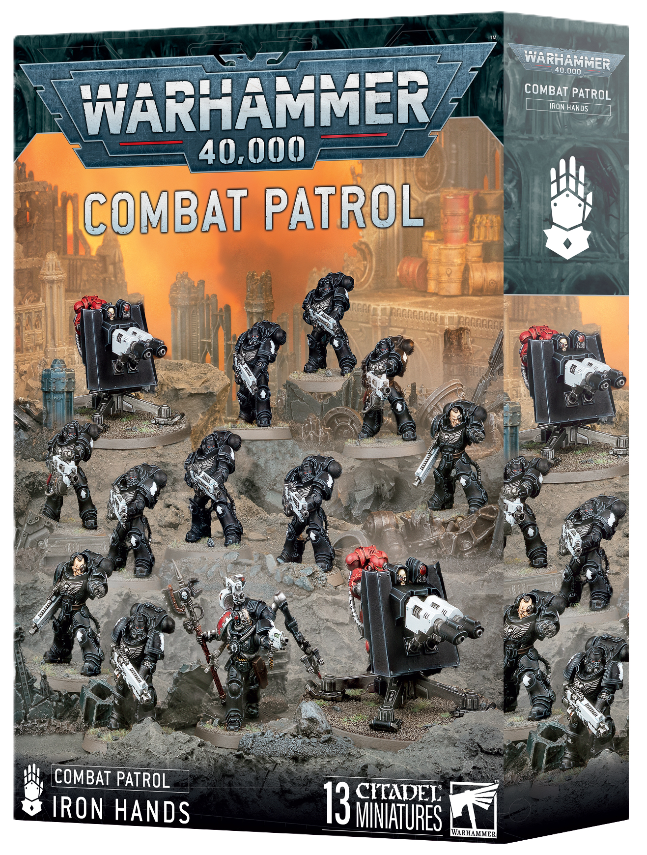 iron hands combat patrol front of box