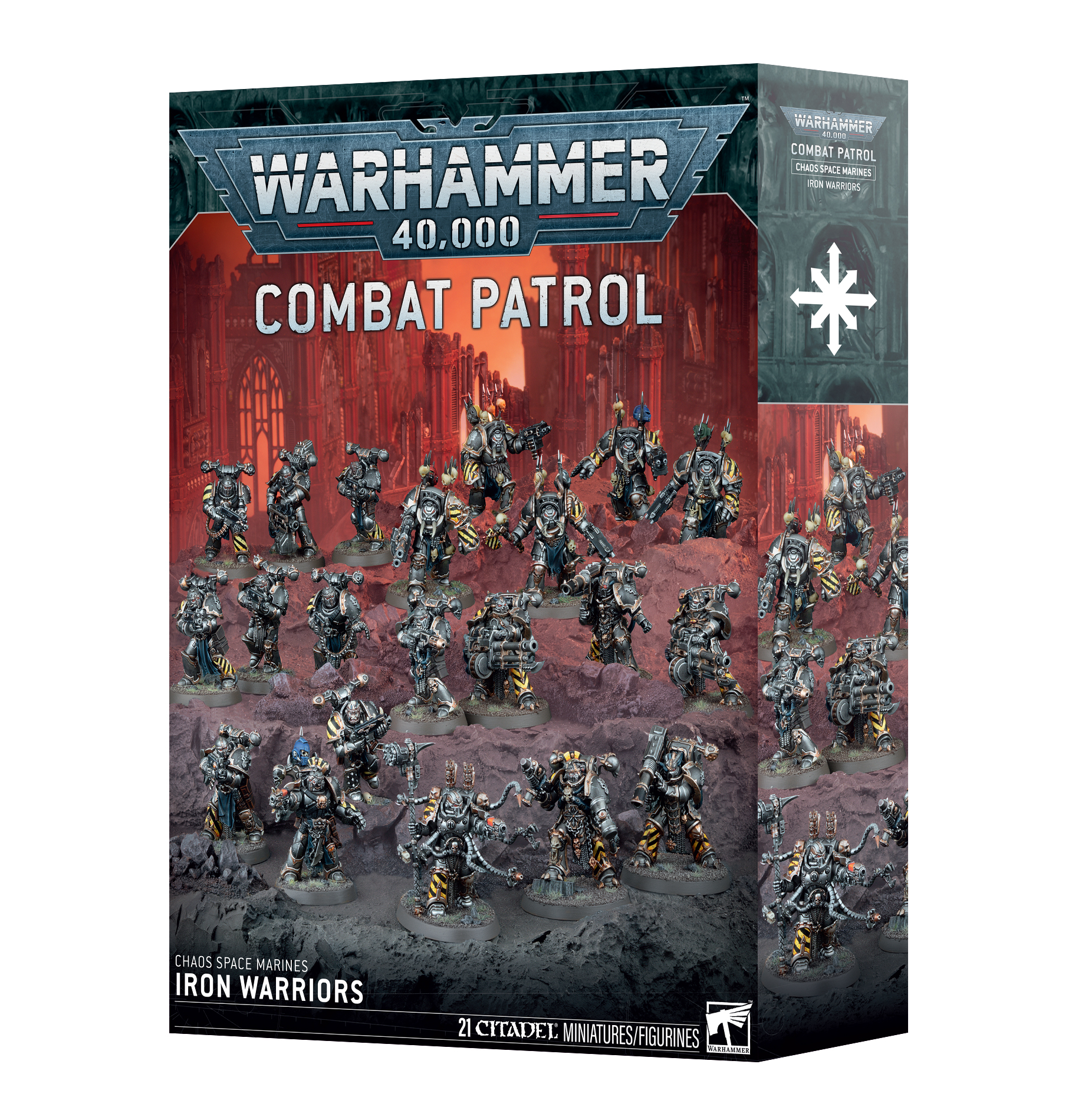 iron warriors combat patrol front of box