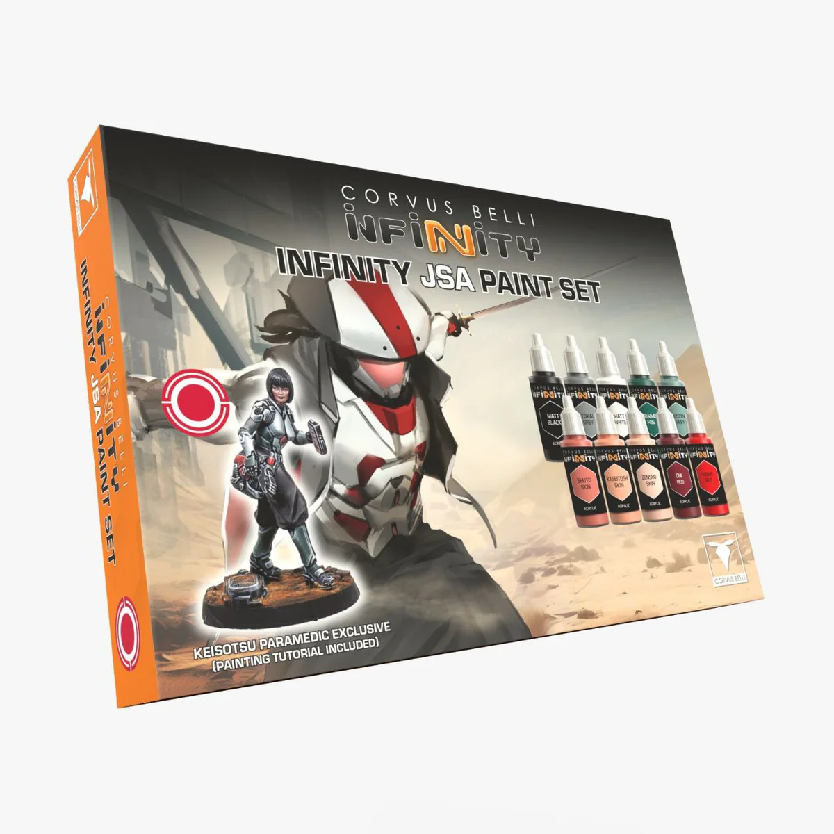 j s a paint set front of box