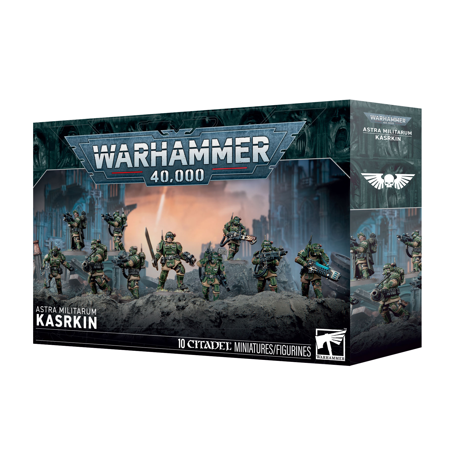 kasrkin front of box