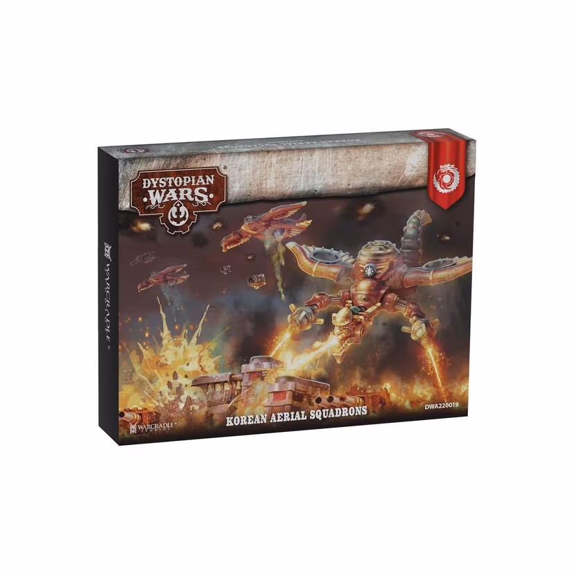 korean aerial squadrons front of box