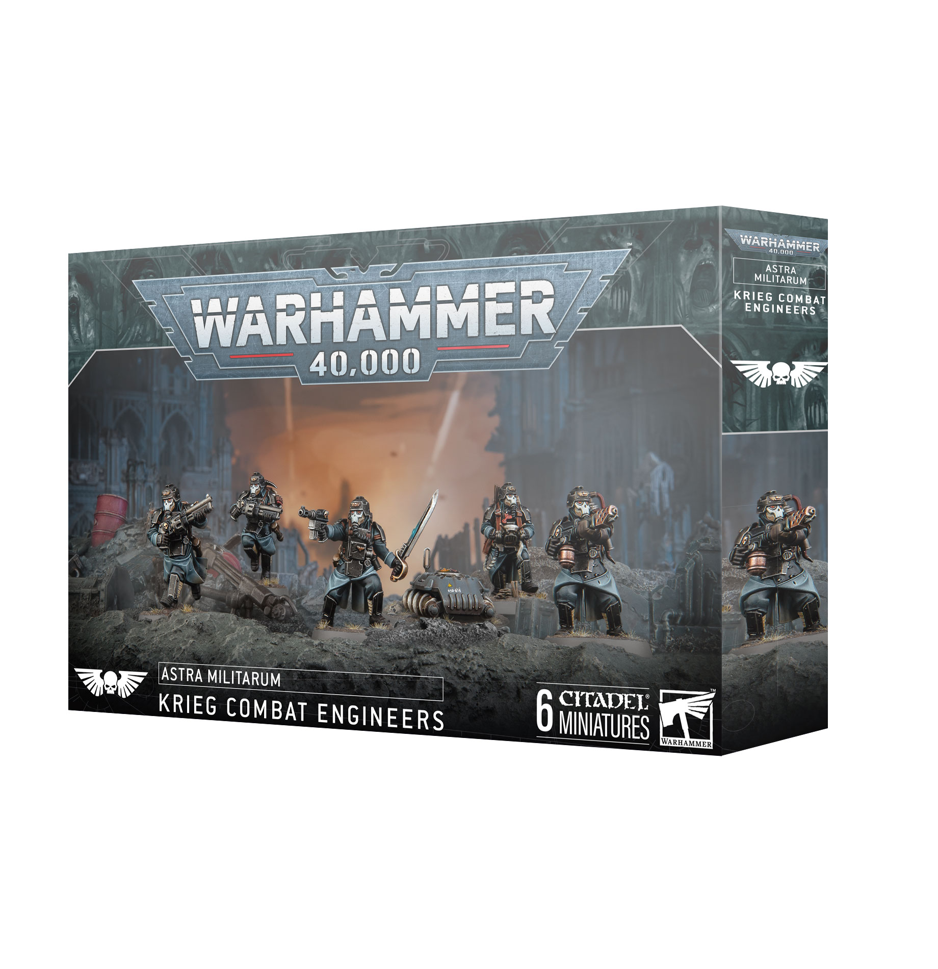 kreig combat engineers front of box