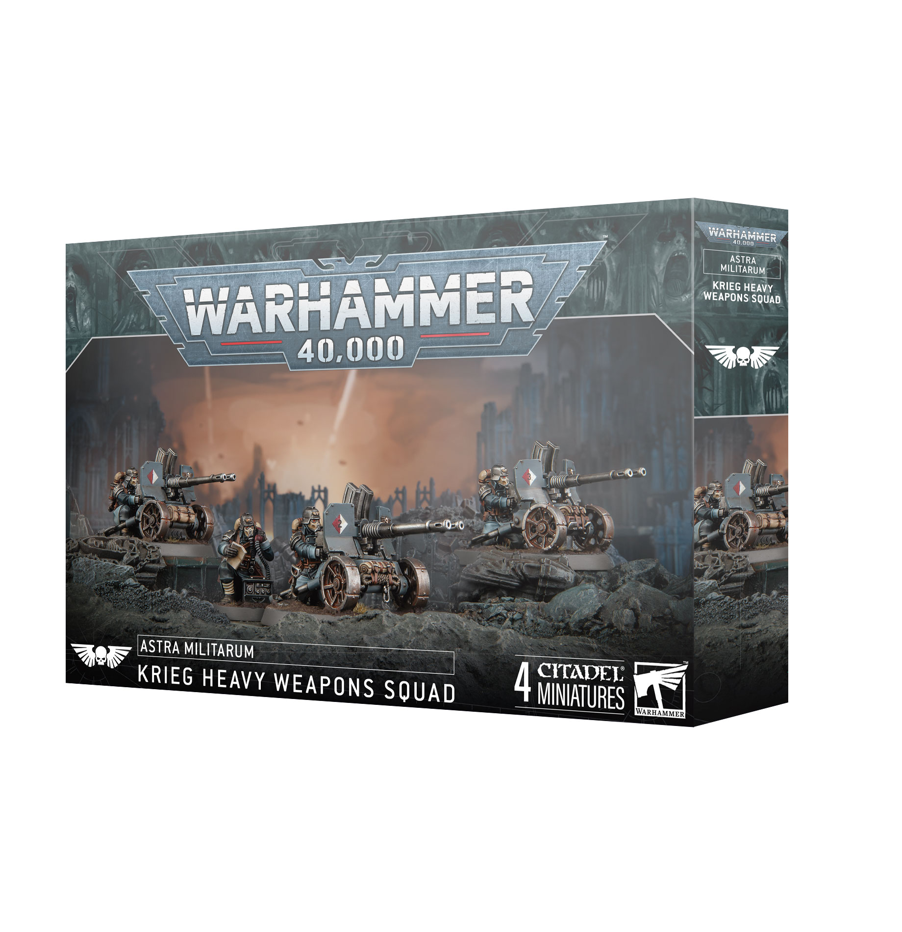 krieg heavy weapons squad front of box