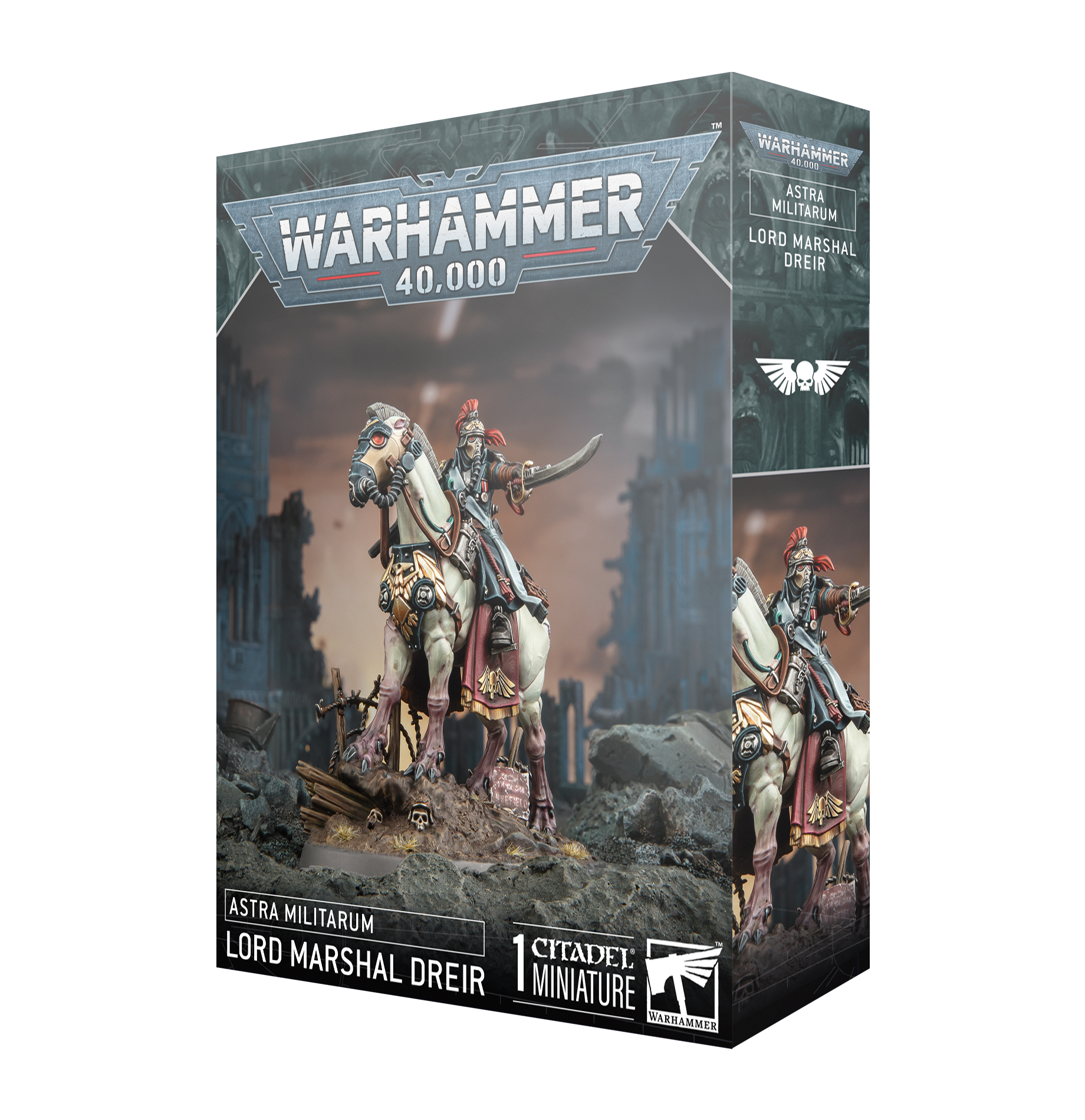krieg lord marshal dreir front of box]