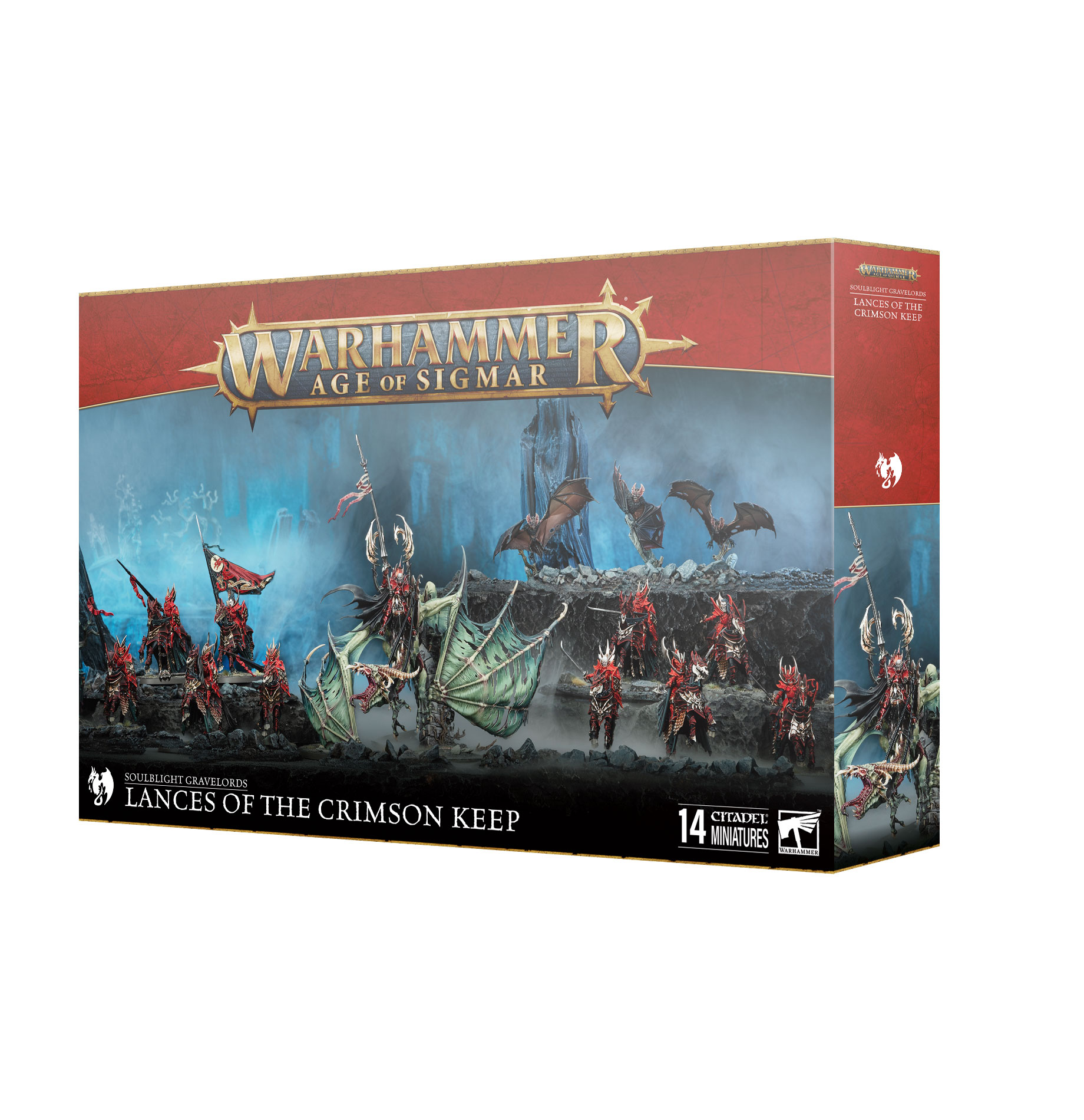 lances of the crimson keep front of box