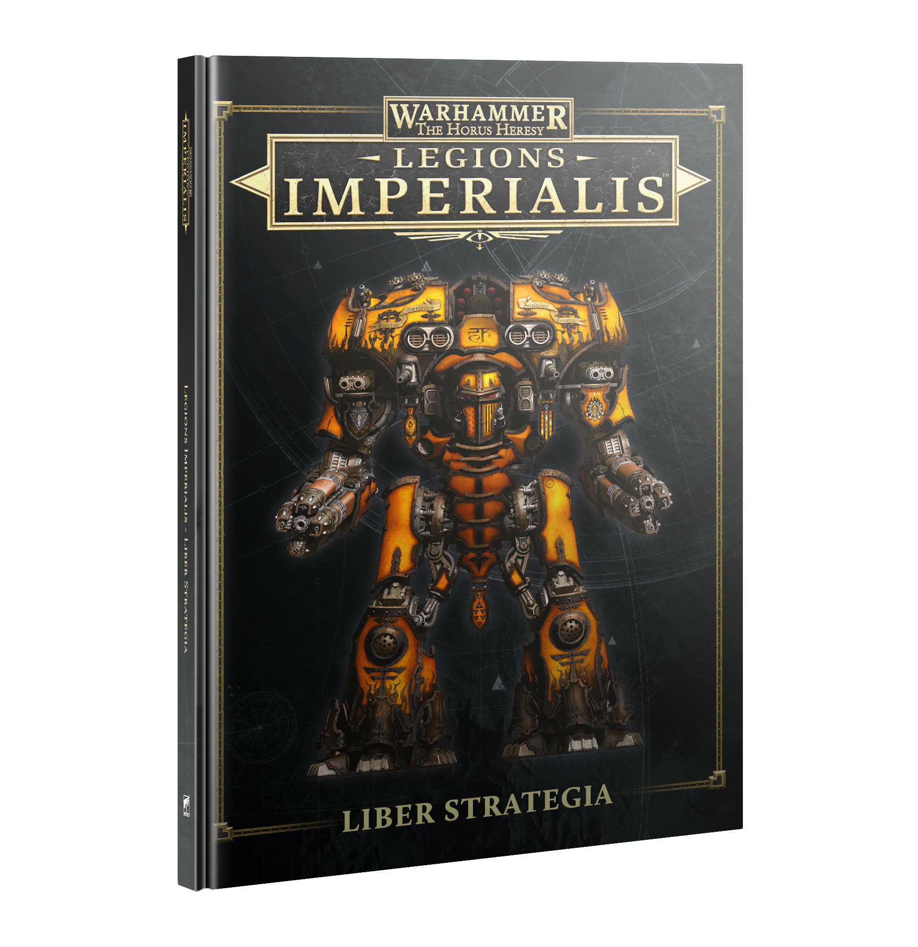 liber strategia book cover featuring yellow titan