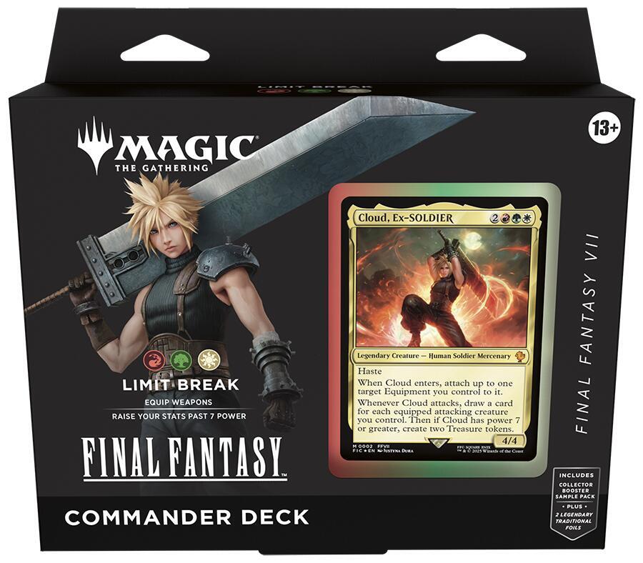 limit break deck featuring art of cloud