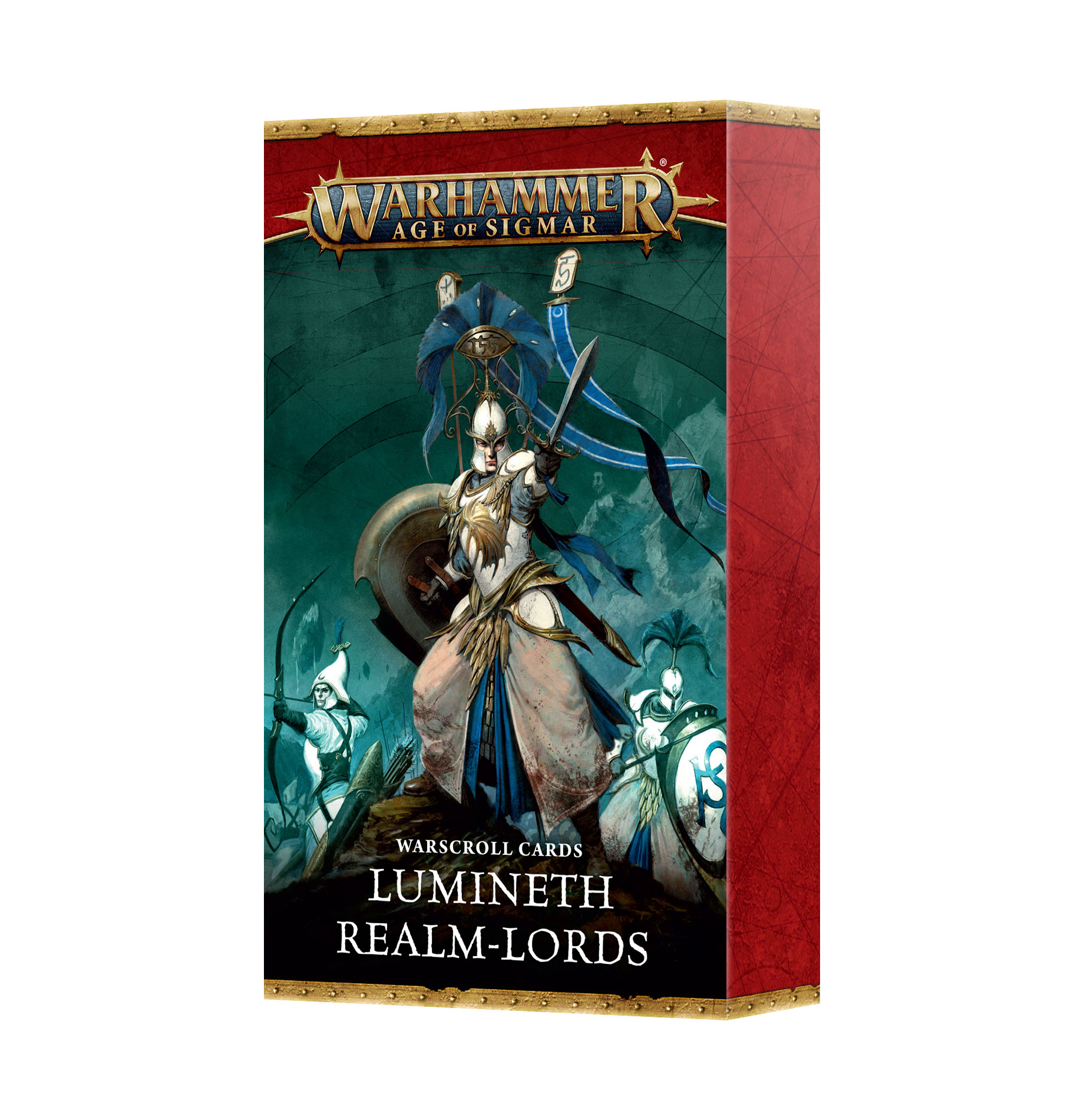 lumineth realm lords war scroll cards front of pack