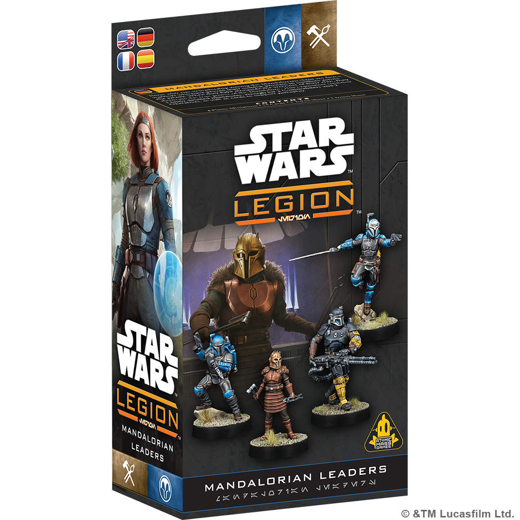 mandalorian leaders front of box