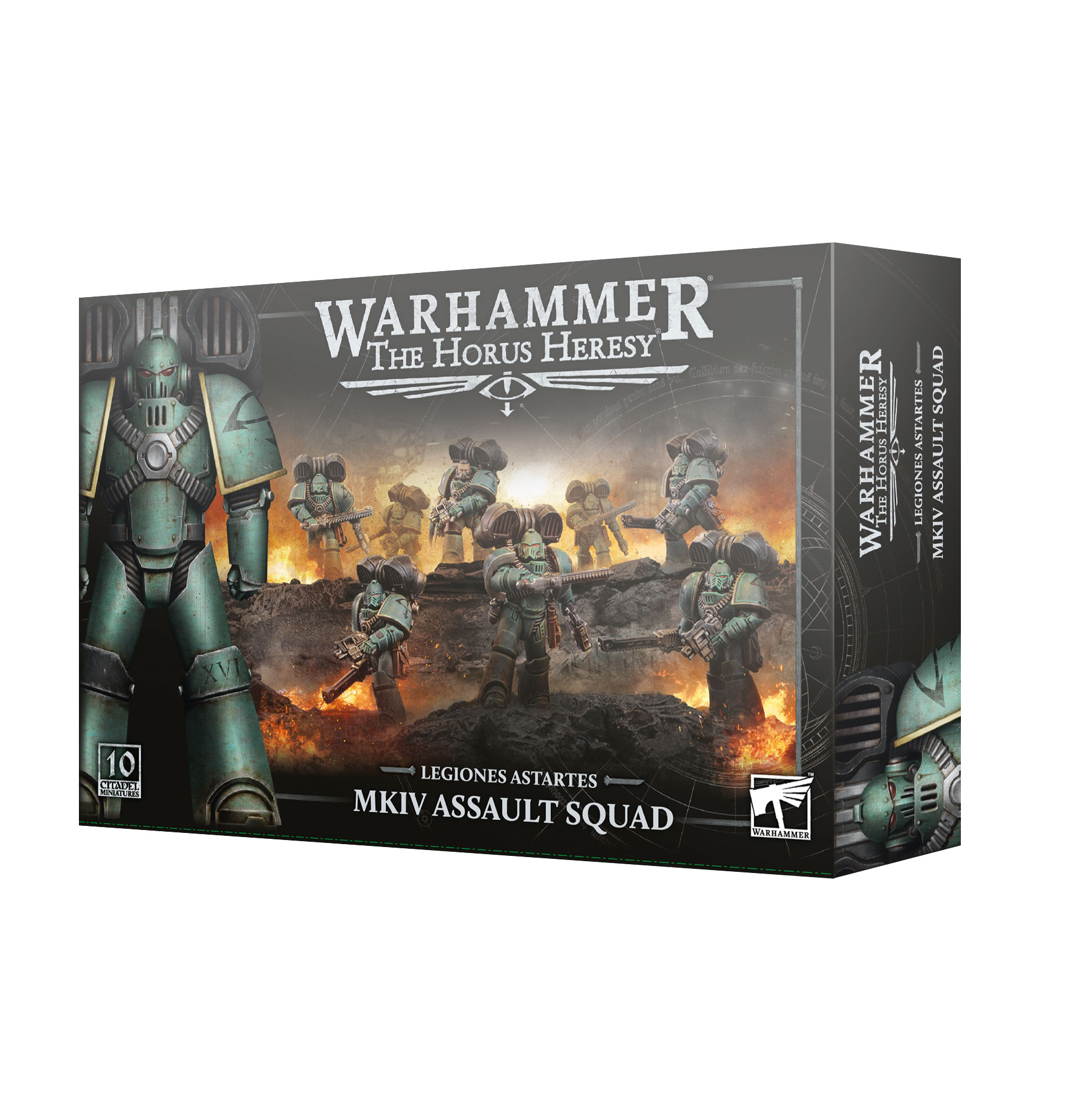 mark four assault squad front of box