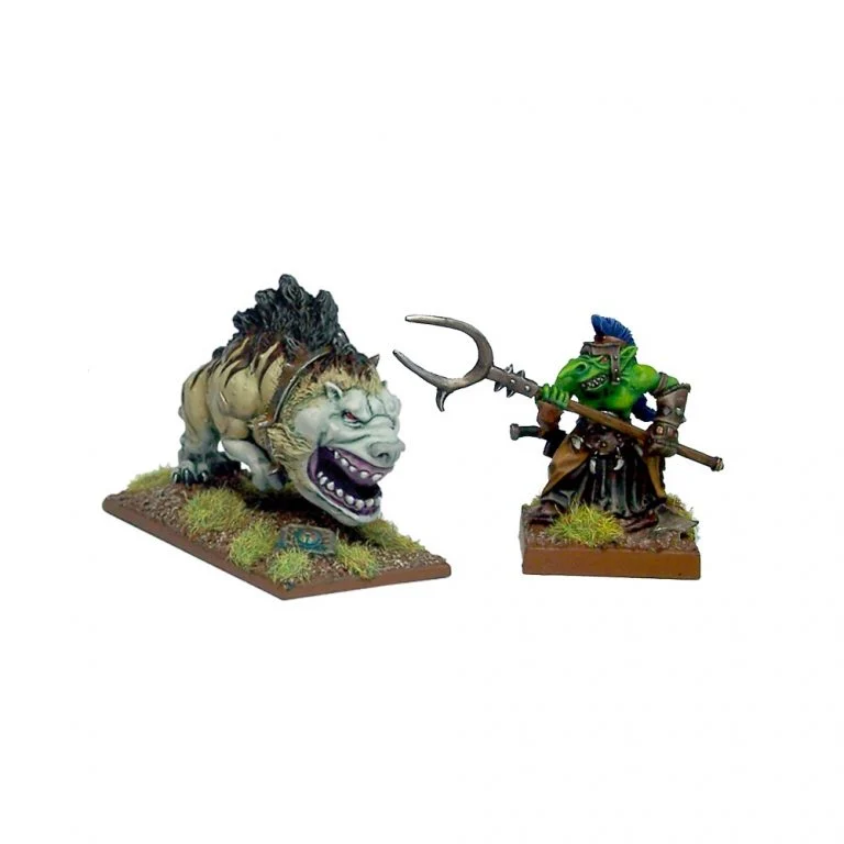maw beast and handler painted models