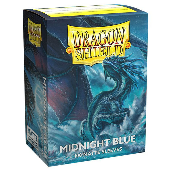 midnight blue box of sleeves