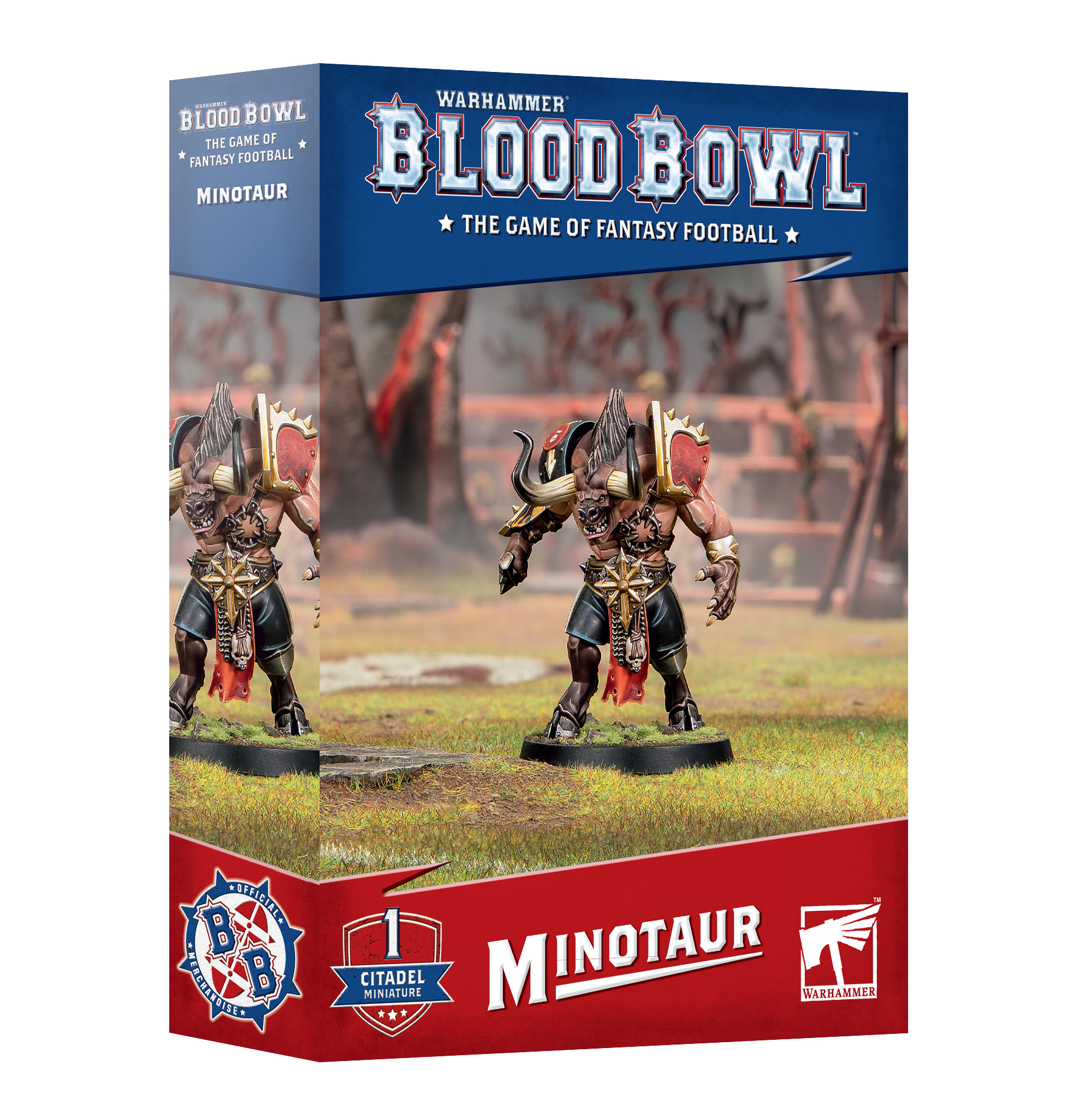 minotaur front of box
