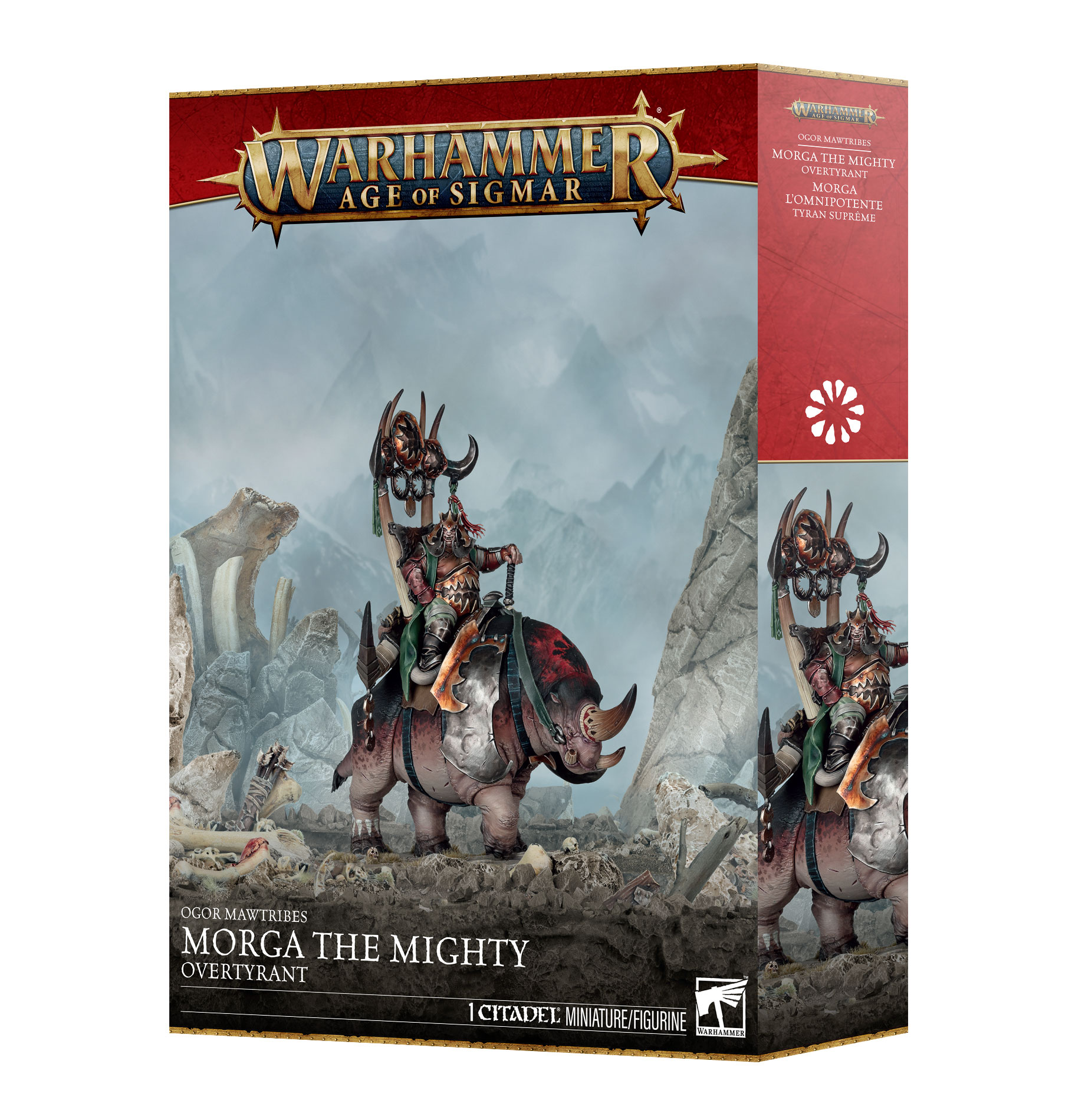morga the mighty front of box
