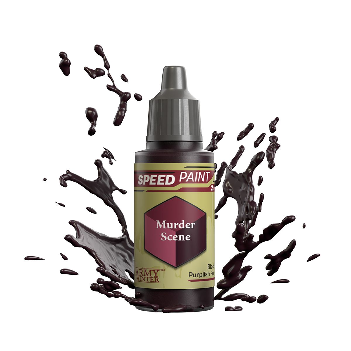 murder scene paint bottle