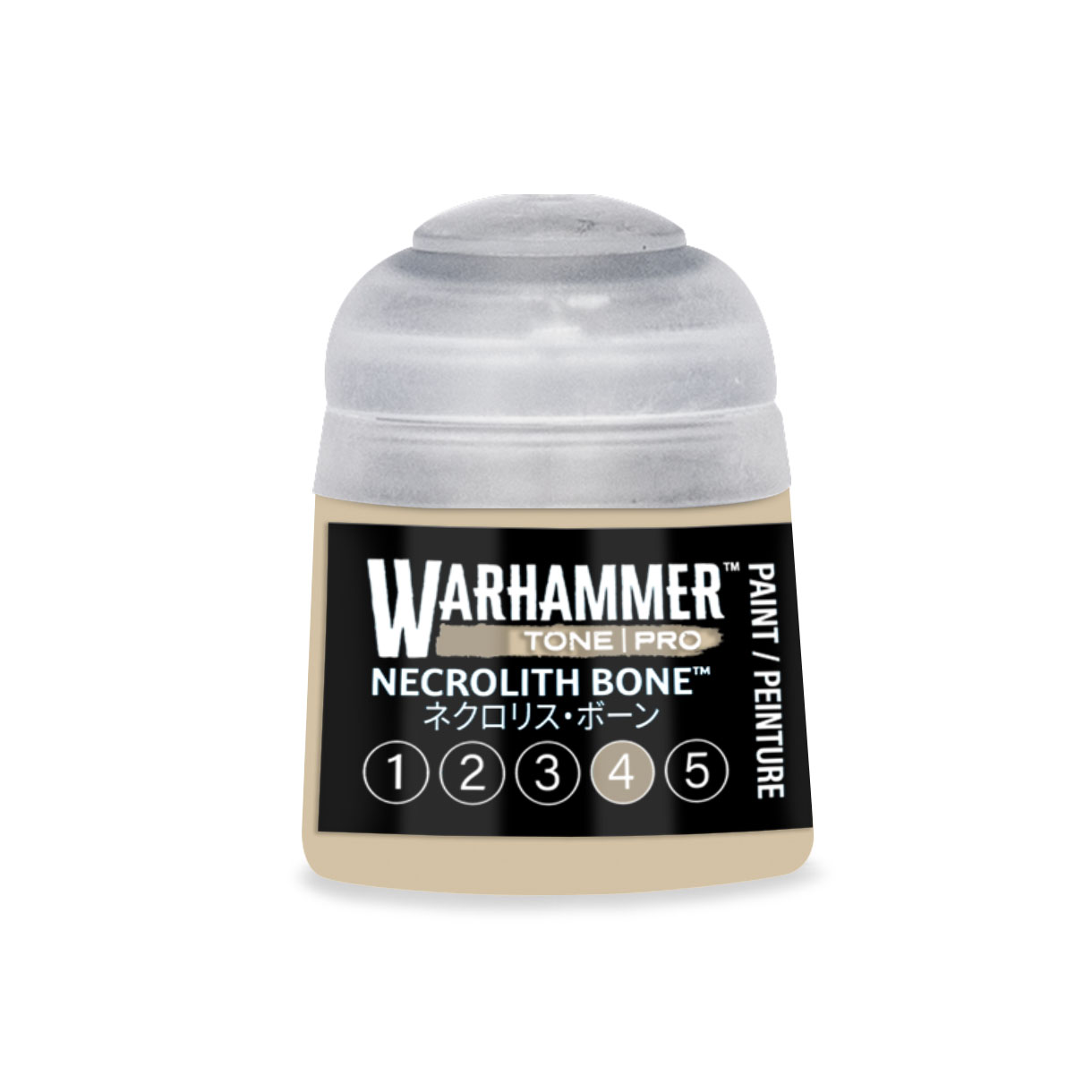 pot of light tan paint