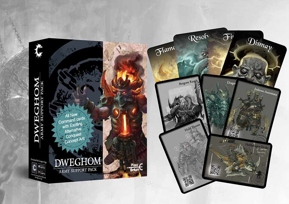 nine dweghom cards and box